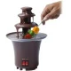 Шоколадний фонтан фондю Chocolate Fondue Fountain Mini TV-68 Коричневий