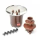 Шоколадний фонтан фондю Chocolate Fondue Fountain Mini TV-68 Коричневий