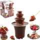 Шоколадний фонтан фондю Chocolate Fondue Fountain Mini TV-68 Коричневий