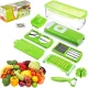 Овочерізка з насадками та контейнером 1.5 л для нарізки Nicer Dicer X3-180 29х14х12 см