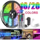Світлодіодна RGB стрічка 5 метрів з пультом та адаптером LED