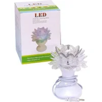 Куля, що обертається LED Квітка МХ 2-7, свічення RGB, 220 В, білий