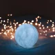 3D Світильник-нічник з RGB-підсвіткою і пультом Magic Moon Білий