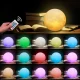 Настільний 3D-нічник-лампа з RGB-підсвіткою і пультом Magic Moon Білий