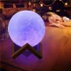 Настільний 3D-нічник-лампа з RGB-підсвіткою і пультом Magic Moon Білий