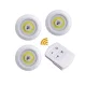 Бездротові світлодіодні лампи Led Light With Remote Control 15 W з пультом 3 шт