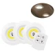 Бездротові світлодіодні лампи Led Light With Remote Control 15 W з пультом 3 шт
