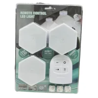 Бездротові сенсорні світлодіодні лампи Led Light With Remote Control 15 W з пультом 3 шт