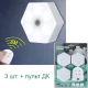 Бездротові сенсорні світлодіодні лампи Led Light With Remote Control 15 W з пультом 3 шт