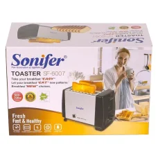 Тостер електричний Sonifer SF-6007, 6 режимів, кнопка відміни приготування