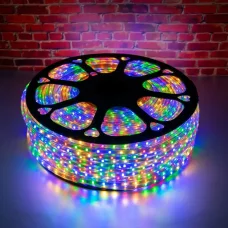 Світлодіодна стрічка 5050 220В 40м (мікс) 220V-5050-40M-RGB