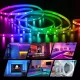 Світлодіодна стрічка RGB 5м з пультом керування 5050 12В Світлодіодна стрічка 16 кольорів підсвічування