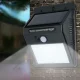 Світлодіодний настінний ліхтар з датчиком руху та сонячною панеллю Bailong Solar BL-609-30SMD