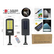 Вуличний ліхтар на сонячній батареї Bailong Solar день-ніч BL-T06-10COB