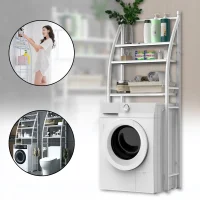 Полиця-стелаж 65х25х166 см для ванної кімнати Laundry Rack YP-106