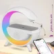 Бездротовий зарядний пристрій з лампою та будильником Smart LED RGB Night Light AS-K10