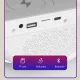Бездротовий зарядний пристрій з лампою та будильником Smart LED RGB Night Light AS-K10