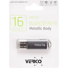 Флешка для зберігання інформації Verico USB 16Gb Wanderer Gray 600623 Сіра