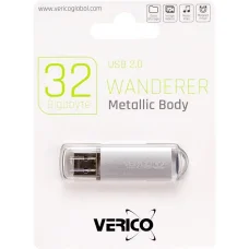 Флешка для зберігання інформації Verico USB 32Gb Wanderer Silver 600692 Срібляста в упаковці 1 шт