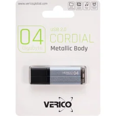 Флешка для зберігання інформації Verico USB 4Gb Cordial SkyBlue 601194 Блакитна в упаковці 1 шт