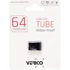 Флешка для зберігання інформації Verico USB 64Gb Tube Black 602351 Чорний в упаковці 1 шт