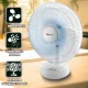 Вентилятор настільний 40W 43см Domotec MS-1626 Потужний побутовий вентилятор компактний поворотний