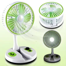 Портативний настільний вентилятор Fan з LED підсвічуванням