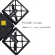 Радіокерований дрон трансформер Black Knight Cube 414 з WiFi камерою