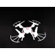 Квадрокоптер на радіокеруванні з WiFi камерою Білий QY66-X05 Квадрокоптер який світиться