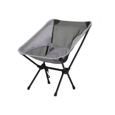 Туристичний легкий складаний стілець Chair For Outdoor Grey Сірий Кемпінговий стілець для походів та риболовлі