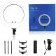 Кільцева селфі лампа Soft Ring LED з трьома тримачами для смартфона 36 см RL-14