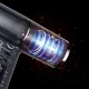 Професійний фен для укладання з іонізацією 1000W MA03-56 Фен дорожній DRY HAIR EFFICIENTLY