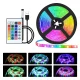 Світлодіодна RGB 2835 стрічка 5 метрів з пультом та адаптером LED LY-4