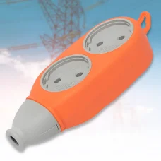 Колодка для подовжувача двостороння на 4 розетки 2004 HZ-A4 Упаковка 2 шт.