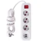 Електричний подовжувач з вимикачем на 3шт/3м та 2 USB 303