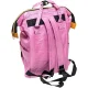 Сумка-рюкзак для мам та тат з термо-кишенями для пляшечок на 20 л MOM'S BAG Рожевий 021-208