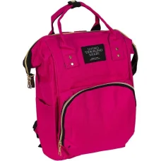 Сумка-рюкзак для мам та тап з термо-кишенями для пляшечок на 20 л MOM'S BAG Малиновий 021-208/7