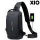 Сумка чоловіча XIO Fashion із USB зарядкою та кодовим замком Чорна