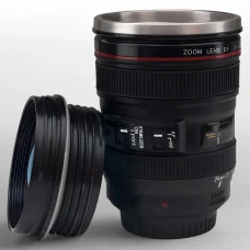 Термочашка 350мл у вигляді об'єктива CANON із прогумованим корпусом 15х8.5см