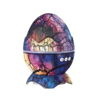 Нічник-проектор зоряне небо з Bluetooth дракона яйце Фіолетовий