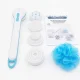 Масажна щітка Spin Spa Brush 5 в 1 для чищення обличчя та тіла Електричний масажер для душу