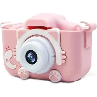 Дитячий цифровий фотоапарат з дисплеєм у чохлі Smart Kids Camera HD Фото та відео зйомка X300 Протиударний