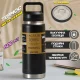 Чашка термос вакуумна A-Plus Vacuum Bottle 600 мл 987A з подвійними стінками з нержавіючої сталі