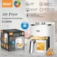 Аеро Фритюрниця RAF R.5006W з регулюванням температури 4,8 л 1500 Вт Фритюр для дом