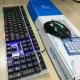 Комп'ютерна ігрова клавіатура Gaming G21B з RGB підсвічуванням та мишкою з USB інтерфейсом