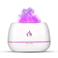 Ультразвуковий зволожувач повітря Doctor-101 Blaze з ефектом полум'я та різнобарвним нічником на 7 кольорів