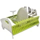 Сушарка для посуду настільна пластикова Collapsible Dish Rack Зелений