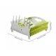 Сушарка для посуду настільна пластикова Collapsible Dish Rack Зелений