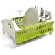 Сушарка для посуду настільна пластикова Collapsible Dish Rack Зелений