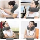 Подушка масажна для шиї з вібрацією та розминанням U-Shaped Massage Pillow Електричний масажер для шиї